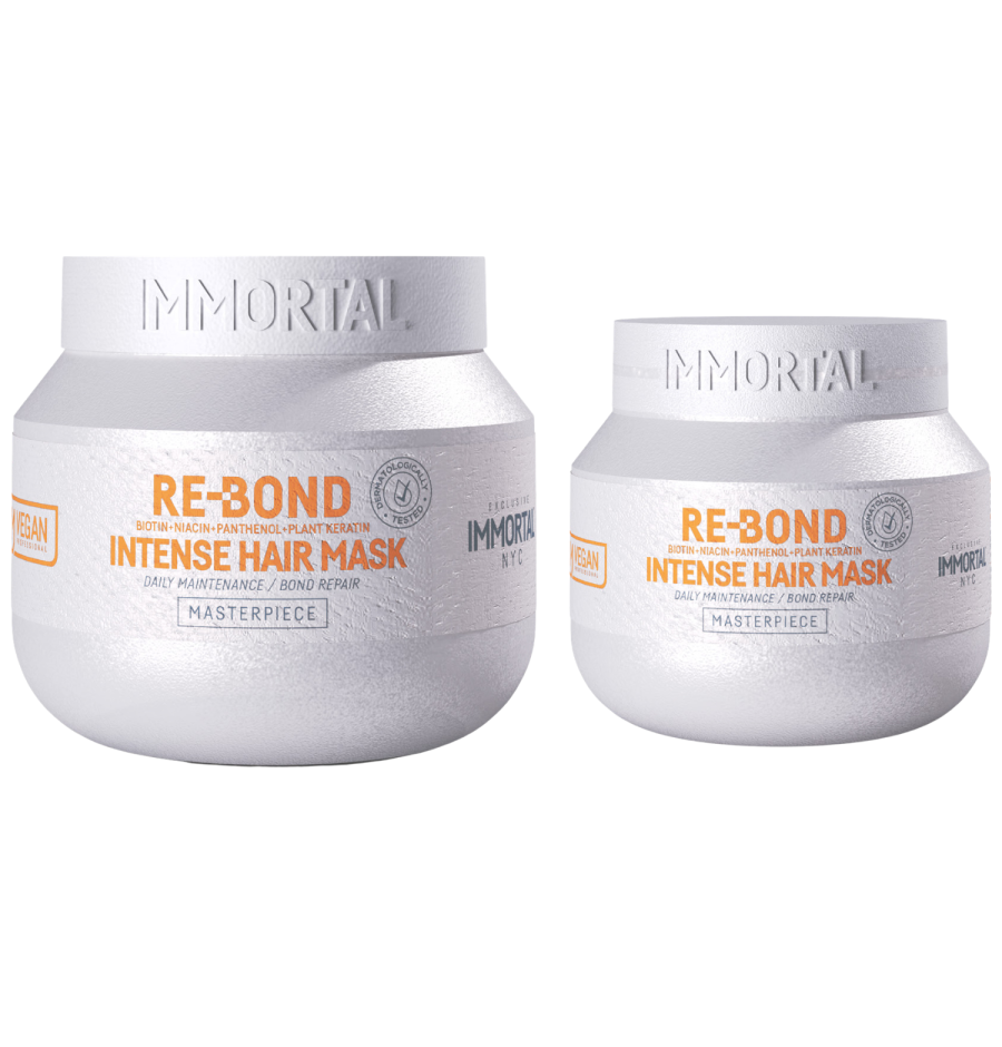 RE-BOND Intenzívna Maska na Vlasy – 500 ml / 250 ml IMMORTAL NYC