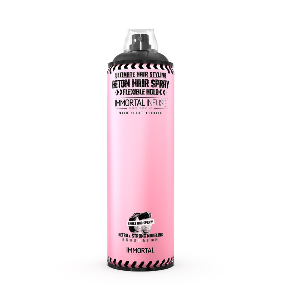 Beton Lak na Vlasy flexibilná fixácia – 500 ml IMMORTAL INFUSE Beton Lak na Vlasy flexibilná fixácia – 500 ml IMMORTAL INFUSE