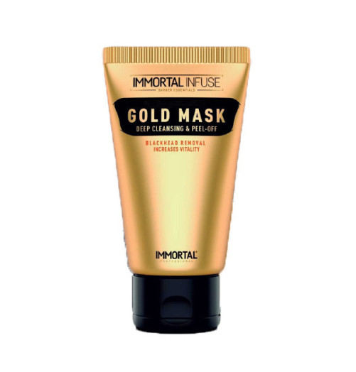 Peel-Off Maska na Tvár – Gold & Black (150 ml) Immortal Infuse